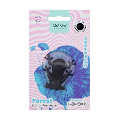 Mr&Mrs Fragrance Forest Frog Black Ароматизатор за автомобил 1 бр