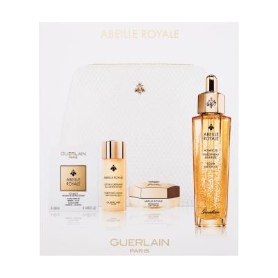 Guerlain Abeille Royale Advanced Youth Watery Oil Age-Defying Programme Подаръчен комплект серум за лице Abeille Royale Advanced Youth Watery Oil 50 ml + дневен крем за лице Abeille Royale Day Cream 15 ml + серум за лице Abeille Royale Double R Renew & Repair Serum 8x6 ml + лосион за лице Abeille Ro
