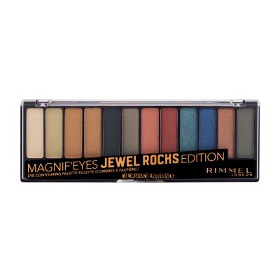 Rimmel London Magnif´Eyes Contouring Palette Сенки за очи за жени 14,2 g Нюанс 009 Jewel Rocks Editon