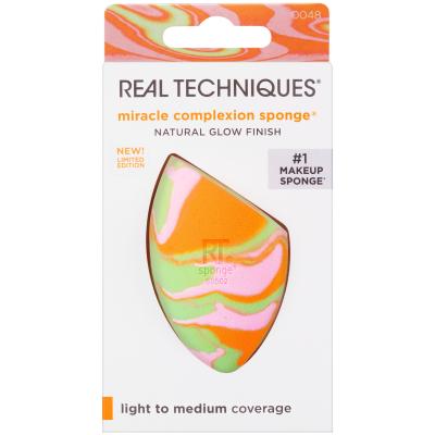 Real Techniques Miracle Complexion Sponge Orange Swirl Limited Edition Апликатор за жени 1 бр