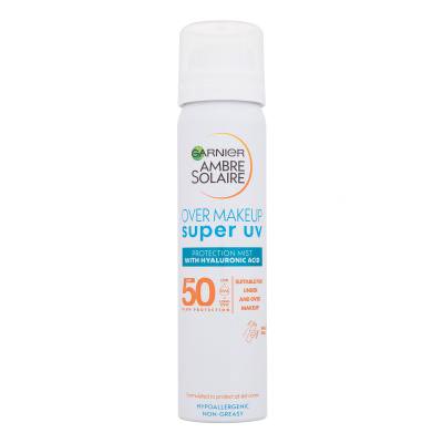 Garnier Ambre Solaire Super UV Over Makeup Protection Mist SPF50 Слънцезащитен продукт за лице 75 ml