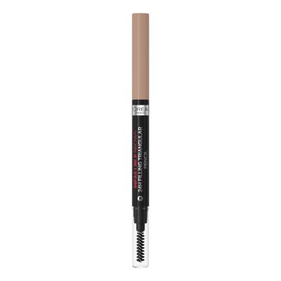 L&#039;Oréal Paris Infaillible Brows 24H Filling Triangular Pencil Молив за вежди за жени 1 ml Нюанс 06 Dark Blonde