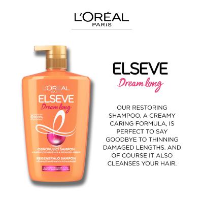 L&#039;Oréal Paris Elseve Dream Long Restoring Shampoo Шампоан за жени 1000 ml