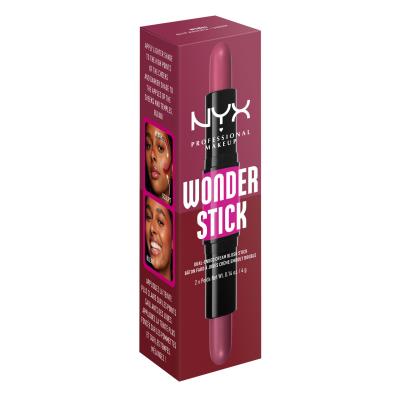 NYX Professional Makeup Wonder Stick Blush Руж за жени 8 гр Нюанс 04 Deep Magenta And Ginger