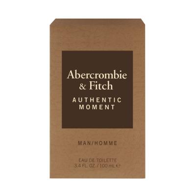 Abercrombie &amp; Fitch Authentic Moment Eau de Toilette за мъже 100 ml