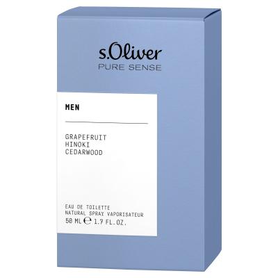 s.Oliver Pure Sense Eau de Toilette за мъже 50 ml