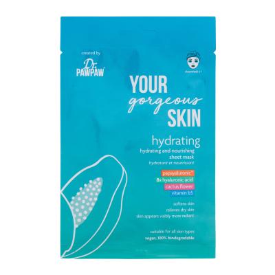 Dr. PAWPAW Your Gorgeous Skin Hydrating Sheet Mask Маска за лице за жени 25 ml