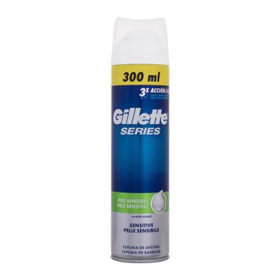 Gillette Series Sensitive Пяна за бръснене за мъже 300 ml