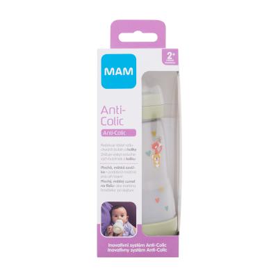 MAM Easy Start Anti-Colic 2m+ Green Бебешко шише за деца 260 ml