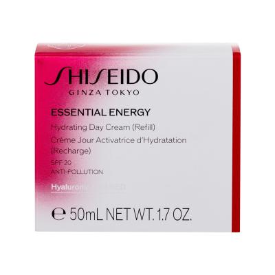 Shiseido Essential Energy Hydrating Day Cream SPF20 Дневен крем за лице за жени Пълнител 50 ml
