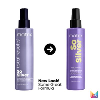 Matrix So Silver All-In-One Toning Leave-In Spray Грижа „без отмиване“ за жени 200 ml