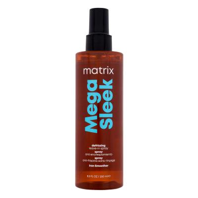 Matrix Mega Sleek Iron Smoother Defrizzing Leave-In Spray За термична обработка на косата за жени 250 ml