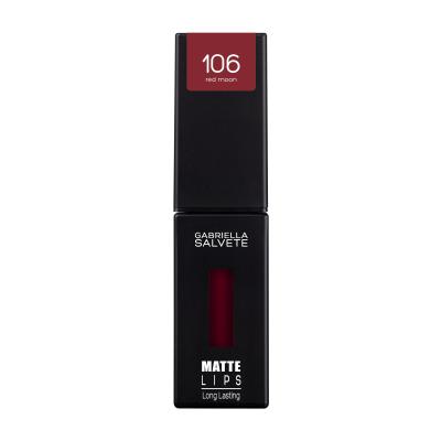 Gabriella Salvete Matte Lips Червило за жени 4,5 ml Нюанс 106 Red Moon