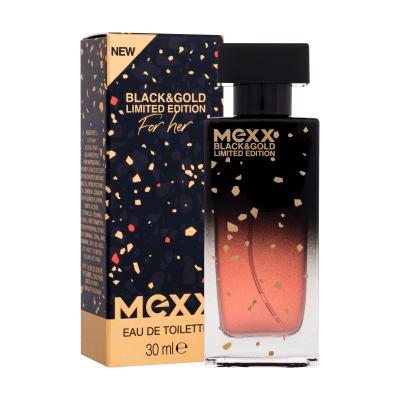 Mexx Black & Gold Limited Edition Eau de Toilette за жени 30 ml