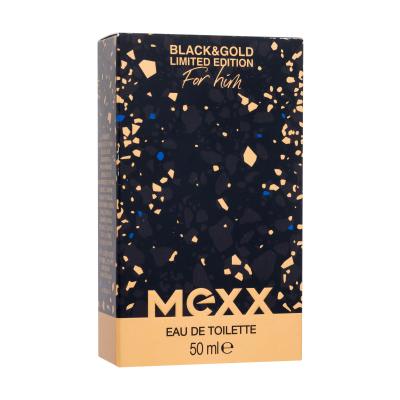 Mexx Black &amp; Gold Limited Edition Eau de Toilette за мъже 50 ml