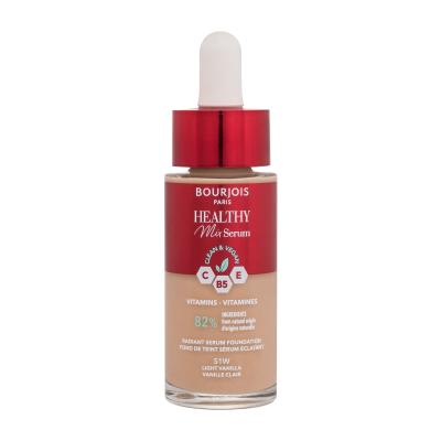 BOURJOIS Paris Healthy Mix Clean & Vegan Serum Foundation Фон дьо тен за жени 30 ml Нюанс 51 Light Vanilla