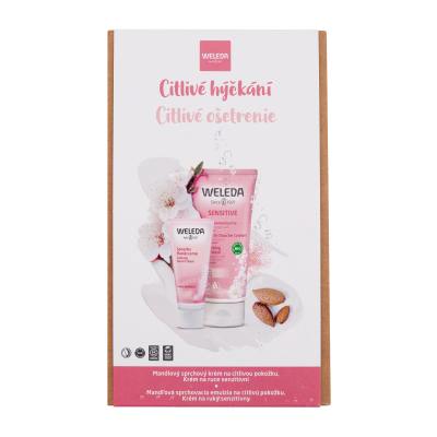 Weleda Almond Подаръчен комплект душ крем Almond Sensitive Shower Cream 200 ml + крем за ръце Sensitive Hand Cream 50 ml