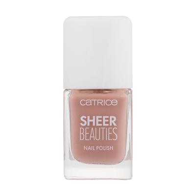 Catrice Sheer Beauties Nail Polish Лак за нокти за жени 10,5 ml Нюанс 070 Nudie Beautie
