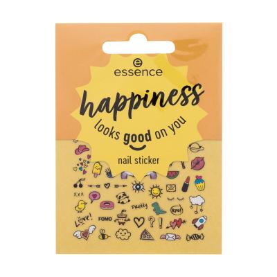 Essence Nail Stickers Happiness Looks Good On You Декорация за нокти за жени Комплект