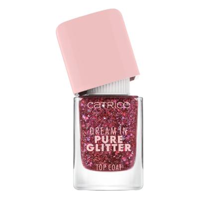 Catrice Dream In Pure Glitter Top Coat Лак за нокти за жени 10,5 ml Нюанс 050 Sparkle Darling