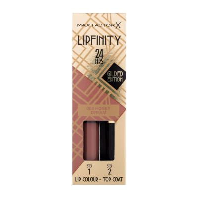Max Factor Lipfinity 24HRS Lip Colour Червило за жени 4,2 g Нюанс 008 Honey Dream