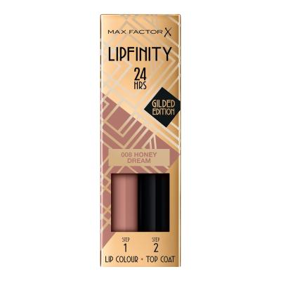 Max Factor Lipfinity 24HRS Lip Colour Червило за жени 4,2 гр Нюанс 008 Honey Dream