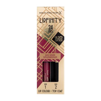 Max Factor Lipfinity 24HRS Lip Colour Червило за жени 4,2 g Нюанс 025 Vivid Splendour