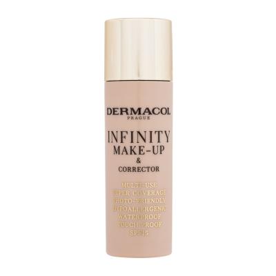 Dermacol Infinity Make-Up & Corrector Фон дьо тен за жени 20 g Нюанс 01 Fair