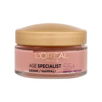 L&#039;Oréal Paris Age Specialist 55+ Anti-Wrinkle Brightening Care Дневен крем за лице за жени 50 ml