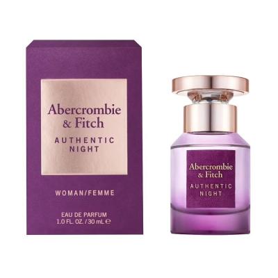 Abercrombie &amp; Fitch Authentic Night Eau de Parfum за жени 30 ml