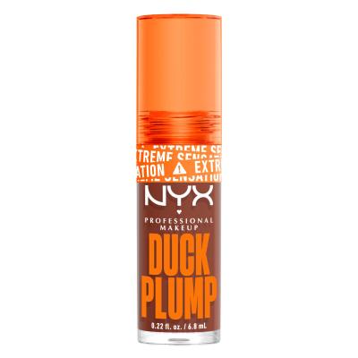 NYX Professional Makeup Duck Plump Блясък за устни за жени 6,8 ml Нюанс 07 Mocha Me Crazy