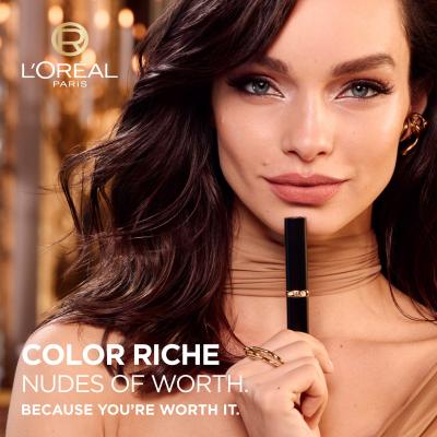 L&#039;Oréal Paris Color Riche Intense Volume Matte Nudes of Worth Червило за жени 1,8 гр Нюанс 550 Le Nude Unapolo