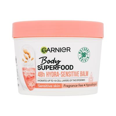 Garnier Body Superfood 48h Hydra-Sensitive Balm Oat Milk + Prebiotics Балсам за тяло за жени 380 ml