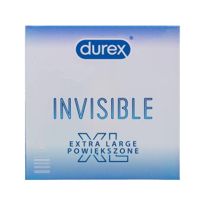 Durex Invisible XL Презерватив за мъже Комплект