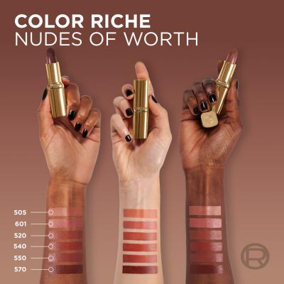 L&#039;Oréal Paris Color Riche Free the Nudes Червило за жени 4,7 гр Нюанс 520 Nu Defiant