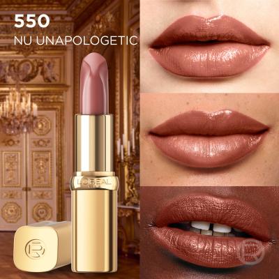 L&#039;Oréal Paris Color Riche Free the Nudes Червило за жени 4,7 гр Нюанс 550 Nu Unapologetic