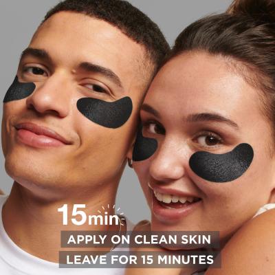 Garnier Skin Naturals Charcoal Caffeine Depuffing Eye Mask Маска за очи за жени 5 гр