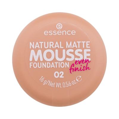 Essence Natural Matte Mousse Фон дьо тен за жени 16 g Нюанс 02