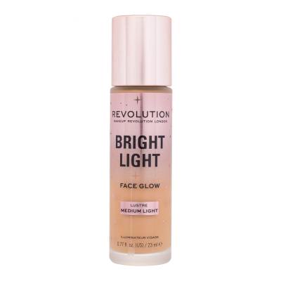 Makeup Revolution London Bright Light Face Glow Фон дьо тен за жени 23 ml Нюанс Lustre Medium Light