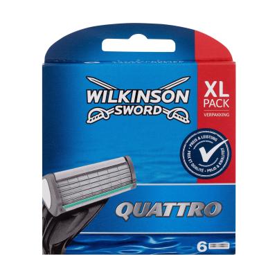 Wilkinson Sword Quattro Резервни ножчета за мъже Комплект