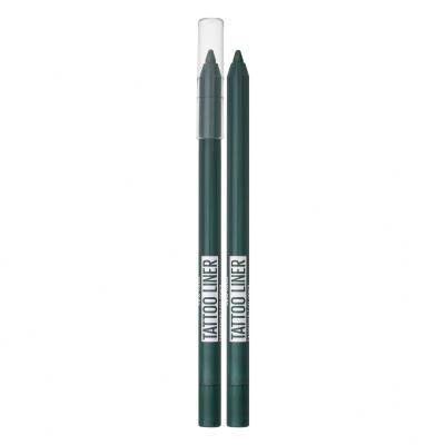 Maybelline Tattoo Liner Gel Pencil Молив за очи за жени 1,3 g Нюанс 817 Hunter Green