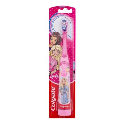Colgate Kids Barbie Battery Powered Toothbrush Extra Soft Ултразвукова четка за зъби за деца 1 бр