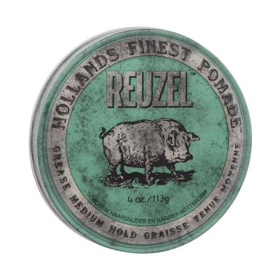 Reuzel Hollands Finest Pomade Grease Medium Hold Восък за коса за мъже 113 g
