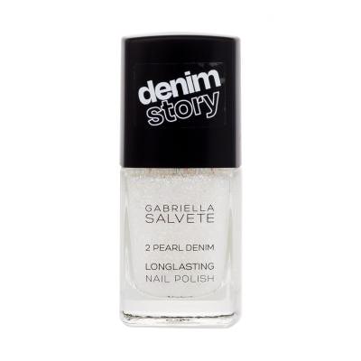 Gabriella Salvete Denim Story Longlasting Nail Polish Лак за нокти за жени 11 ml Нюанс 02 Pearl Denim