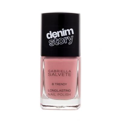 Gabriella Salvete Denim Story Longlasting Nail Polish Лак за нокти за жени 11 ml Нюанс 08 Trendy