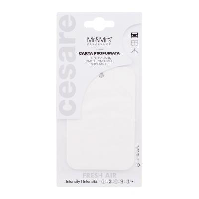 Mr&Mrs Fragrance Cesare Scented Card Fresh Air Ароматизатор за автомобил 1 бр