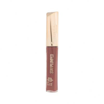 Rimmel London Stay Plumped Блясък за устни за жени 6,5 ml Нюанс 759 Spiced Nude