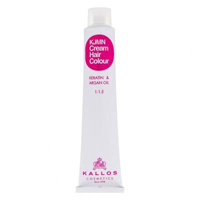 Kallos Cosmetics KJMN Cream Hair Colour Keratin & Argan Oil Боя за коса за жени 100 ml Нюанс 4.5 Medium Mahogany Brown