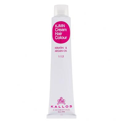 Kallos Cosmetics KJMN Cream Hair Colour Keratin & Argan Oil Боя за коса за жени 100 ml Нюанс 6.1 Dark Ash Blond