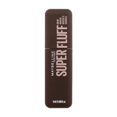 Maybelline Superfluff Brow Mousse Гел и помада за вежди за жени 5 ml Нюанс 257 Medium Brown